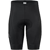 Garneau Optimum 2 Padded Bike Shorts for Men, 9" Cycling Shorts, Breathable &amp; Moisture-Wicking with Reflective Elements