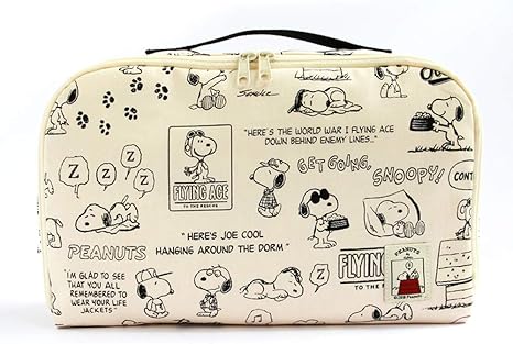 Amazon Co Jp バンガード 旅行用品 便利 圧縮パック 衣類ケース 収納ポーチ アイボリー S 25 5 16 8 Cm かわいい キャラクター スヌーピー ドッグハウス シリーズ シューズ バッグ