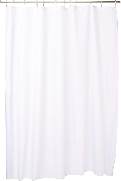 Idesign Fabric Shower Curtain Modern Mildew Resistant Bath