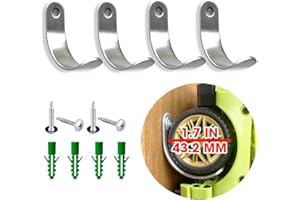 BUNNYBOO Metal Wall Mount for Lego Car Holder - Wheel Diameter 1.7 in / 43.2 mm Compatible for Technic, McLaren F1, Speed Champions Lamborghini, Speed Champions Display