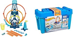 Hot Wheels Track Building Pista Triple Looping, Pista de ...