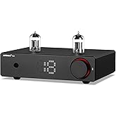 AIYIMA T20 Fully Balanced Tube Preamp, Swappable Op-Amps and ECC83 Tubes, XLR/RCA Inputs/Outputs,with Remote Control, for Hi-