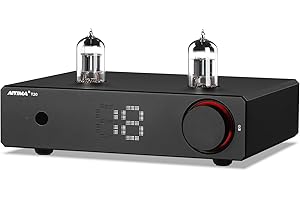 AIYIMA T20 Fully Balanced Tube Preamp, Swappable Op-Amps and ECC83 Tubes, XLR/RCA Inputs/Outputs,with Remote Control, for Hi-