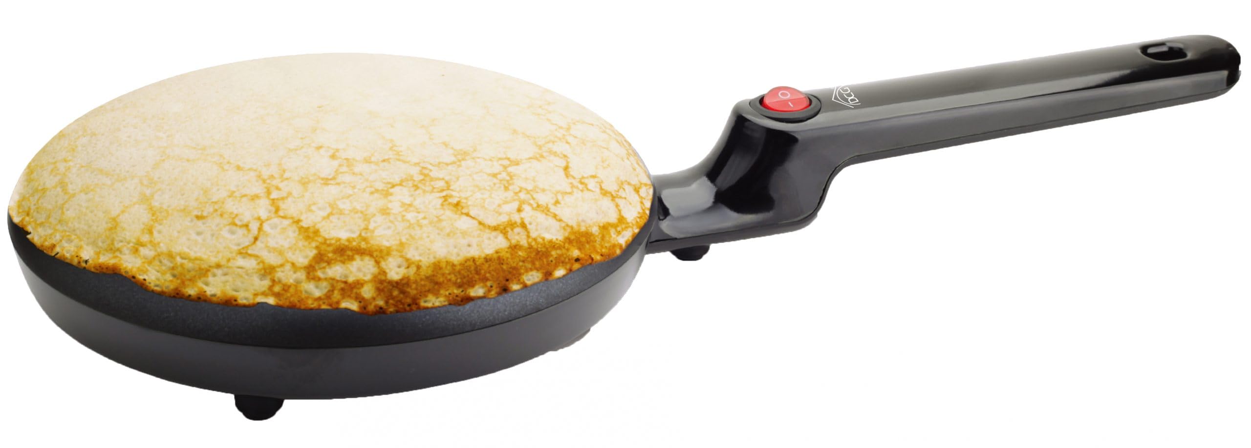 DCG Eltronic - CM5750 - Crepe maker, 900 watts, Black/White