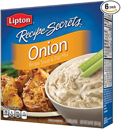 Lipton Recipe Secrets Soup and Dip Mix,SP. Familysize PACK of Onion 2 oz (Pack of 12).