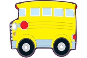 CARSON DELLOSA EDUCATION Carson Dellosa 36 School Bus Bulletin Board Cutouts, Bus Cutouts for Bulletin Board, Preschool & Kindergarten Classroom Décor, Back to School Classroom Cutouts, Elementary Classroom Décor.