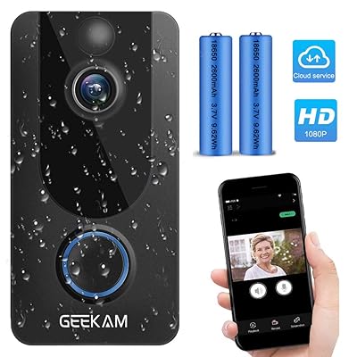 Wireless Smart Video Doorbell with Free Cloud Togo Ubuy