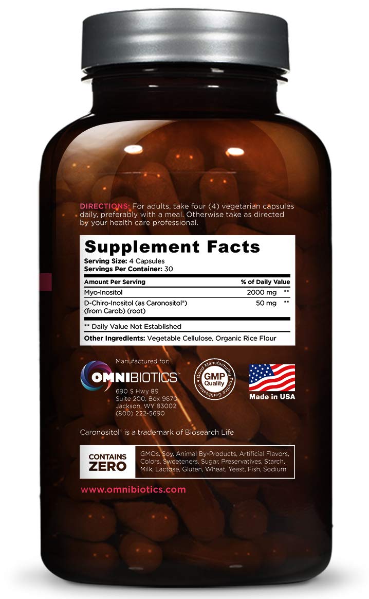 MyoInositol Plus with DChiroInositol PCOS Supplement Helps