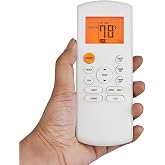 Replacement Remote Control Compatible for DuctlessAire RG57A6/BGEFU1 DA1221-H2-I DA1821-H2-I DA2421-H2-I 21 SEER 12,000 BTU 1-Ton AHRI Mini Split Air Conditioner