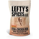 Lefty's Spicy Fish N' Chicken Mix Seasoned Coating Mix, 16 oz. | Authentic East Coast Flavor