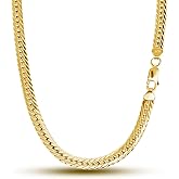 Dankadi Fashion Men 925 Sterling Silver Necklace 6MM 18 "20" 22 "24" 26" flat Snake Link Curb Chain Choker Punk Fine Jewelry gift