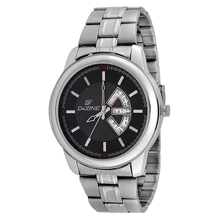 s daya date analog watch-DZ-GR1009-BLK-CH