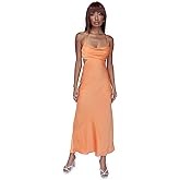 Princess Polly Womens Giselle Midi Dress Orange