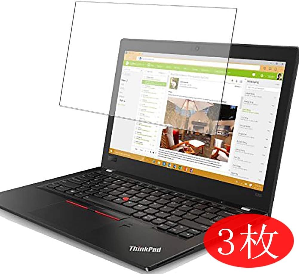 ?3 Pack? Synvy Screen Protector for Lenovo ThinkPad X280 2018 12.5" TPU Flexible HD Clear Case-Friendly Film Protective Protectors [Not Tempered Glass] New Version