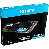 KIOXIA EXCERIA PLUS G3 SSD 1TB - M.2 2280 PCIe Gen4 4.0 NVMe 1.4, Read/Write Speed up to 5000/3900 MB/s, Internal Drive for Notebook/Laptop, Desktop PC, Gaming, Gamers and Video Editors (LSD10Z001TG8)