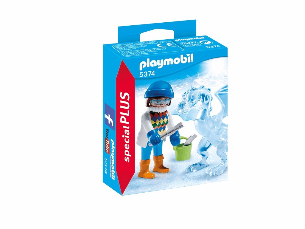 Playmobil 5374 Special Plus Ice Sculptor, Fun Imaginative Role-Play, PlaySets Suitable for Children Ages 4+