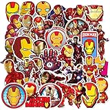 EQMZAD Iron Man Stickers for Kids,Laptop Sticker Pack for Waterbottle,Laptop,Phone,Travel Extra Durable 100% Vinyl