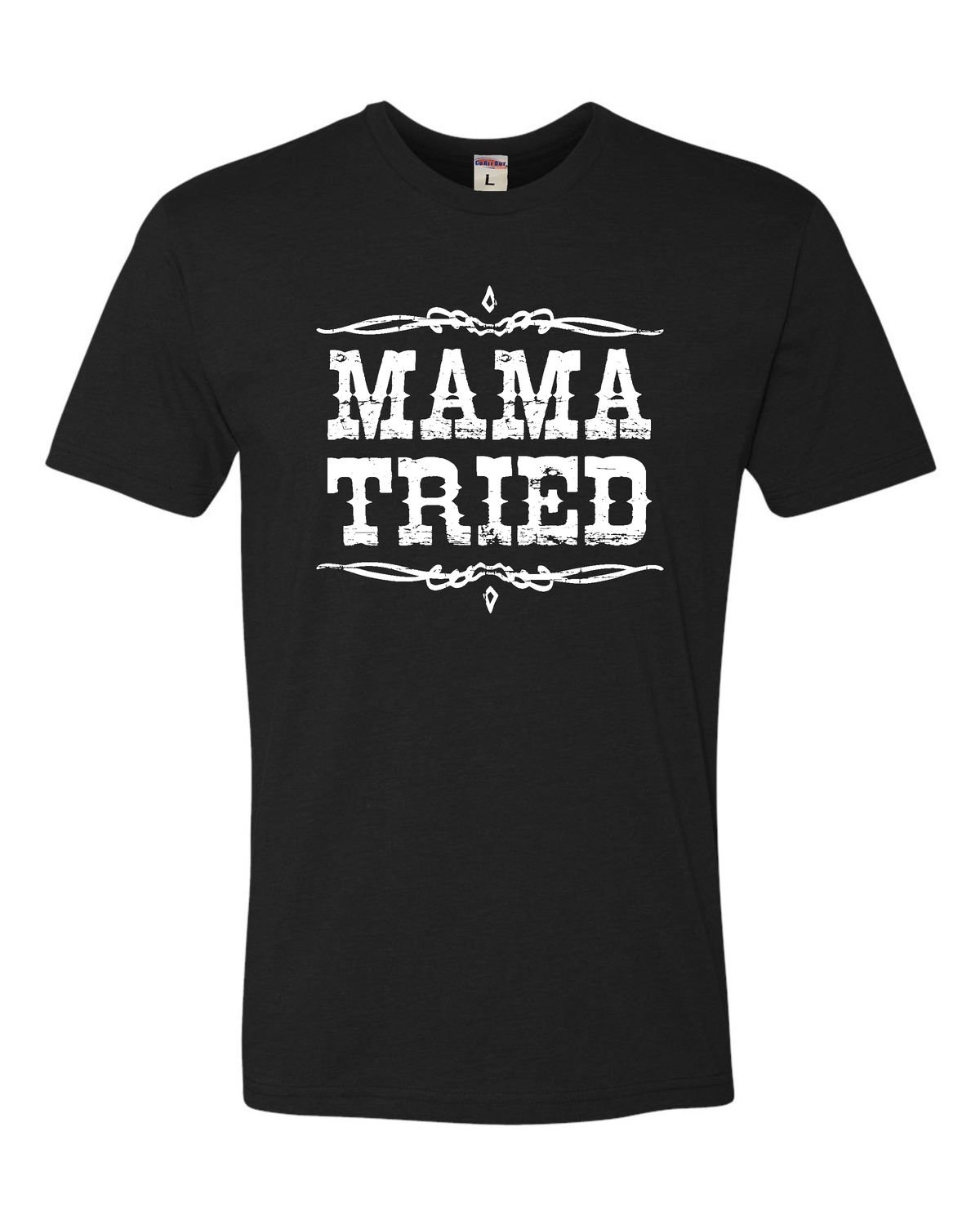  Adult Mama Tried Retro Country Music Deluxe T Shirt