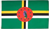AZ FLAG Dominica Flag 3x5 ft 100D Polyester with 2 Metal Grommets