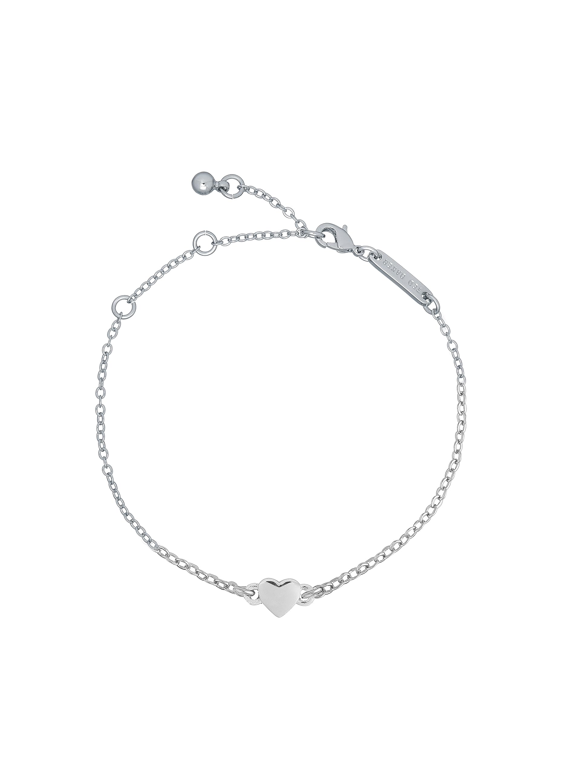 Ted Baker Harsa Tiny Heart Bracelet For Women (Silver)