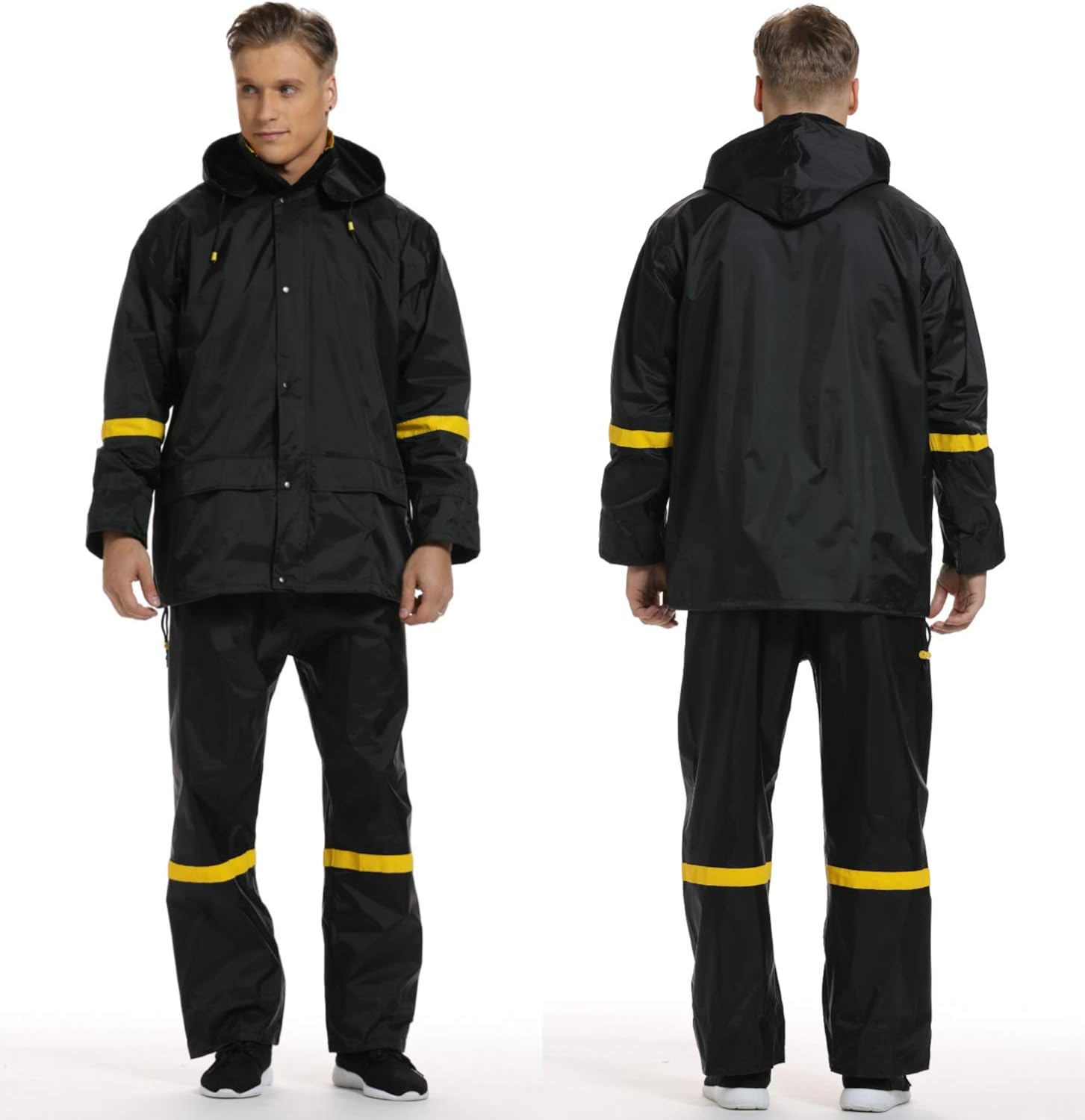 Ourcan Rain Suits for Men Fishing Rain Gear for Men Waterproof Rain Coats for Men Rain Jacket and Rain Pants: Clothing