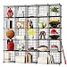 KOUSI Portable Storage Cubes - 14"x14" Cube (25 Cubes) Storage Storage Shelves Clothes Storage Room Organizer Storage Shelves Shelves for Storage Cubby Shelving Cube Storage Bookshelf