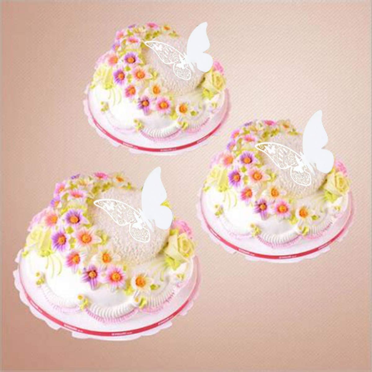 Papillon Carte De Verre Carte De Verre Marque Place Forme De Papillon 100pcs Decoupe Au Laser Blanc Papillon Carte Nom Place Table Champagne Vin En Verre Decoration Nombre Fiancailles En Mariage Decorations Et