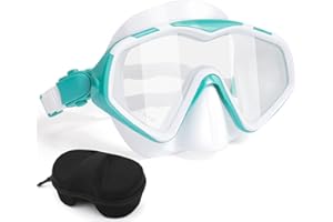 IGYM Professional Snorkel Diving Mask, Ultra Clear Lens with Wide View Tempered Glass Snorkeling Mask Gear,Anti Leakage Scuba Mask, Silicone Swimming Goggles Mask for Adults