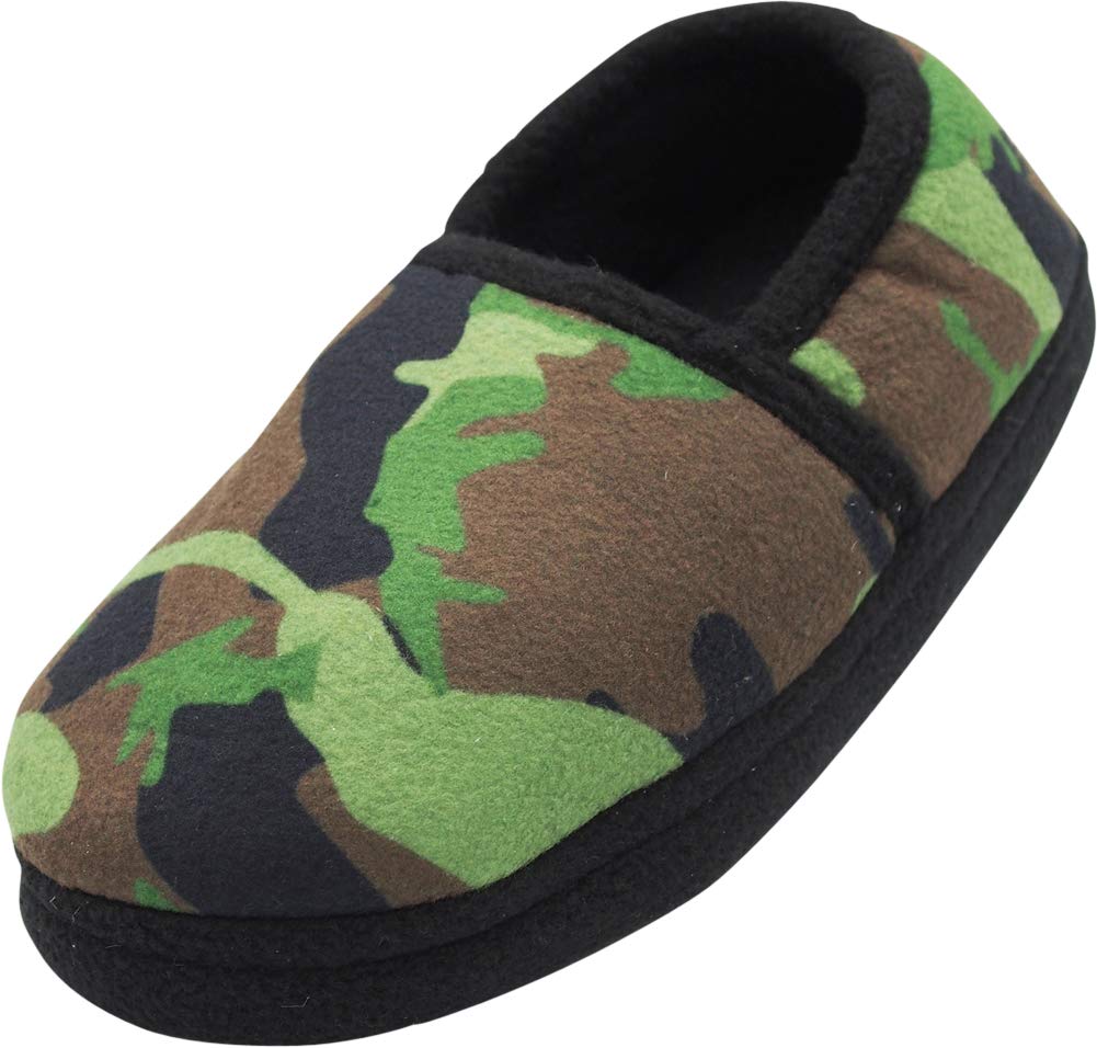 NORTY Size 6 Fleece Slippers for Boys - Slip-On
