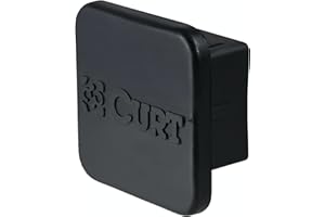 Curt 22276 Black 2" Rubber Receiver Tube Cover