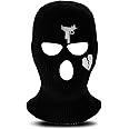 3 Hole Ski Mask Knitted Full Mask Windproof Balaclava Winter Full Face Cover Cycling Neck Warmer for Men Women