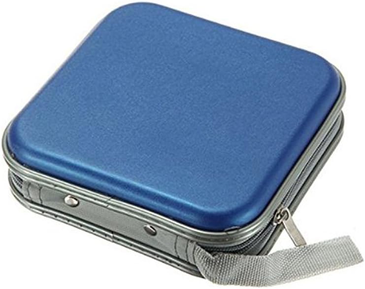 ZYHW Auto Car CD VCD DVD Organizer Square Case Storage Holder Blue: Automotive