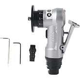 Jeanoko 1PCS KP-5702 Handheld Pneumatic Trimming Machine,45&deg; Corner Beveling Trimming, Beveler,Mini Pneumatic Chamfering Machine, Woodworking Tools for Metal Round Corner
