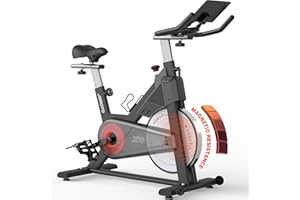 JOROTO Stationary Bikes for Home - Exercise Bike with Magnetic Resistance, Workout Bike Indoor Cycling Bikes with 11.8" Enlarged Tablet Bracket & RPM Display -2023 NEW VERSION