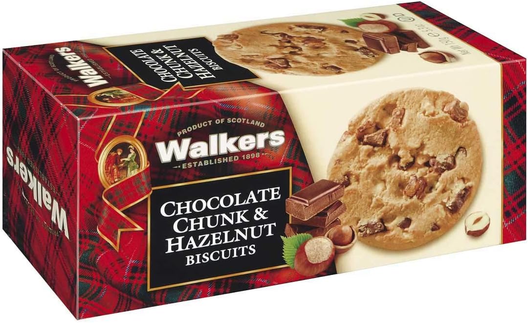 Walkers Chocolate Chunk & Hazelnut Biscuits 150 grams Buy Online at