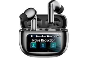 WYNESS Wireless Earbuds, Ear Buds Active Noise Cancelling with Charging Case, 6.0 Bluetooth Earbuds with AI Clear Calls, 40H Playtime for Sports & Working, Stereo Sound Headphones for iPhone/Android/iPad