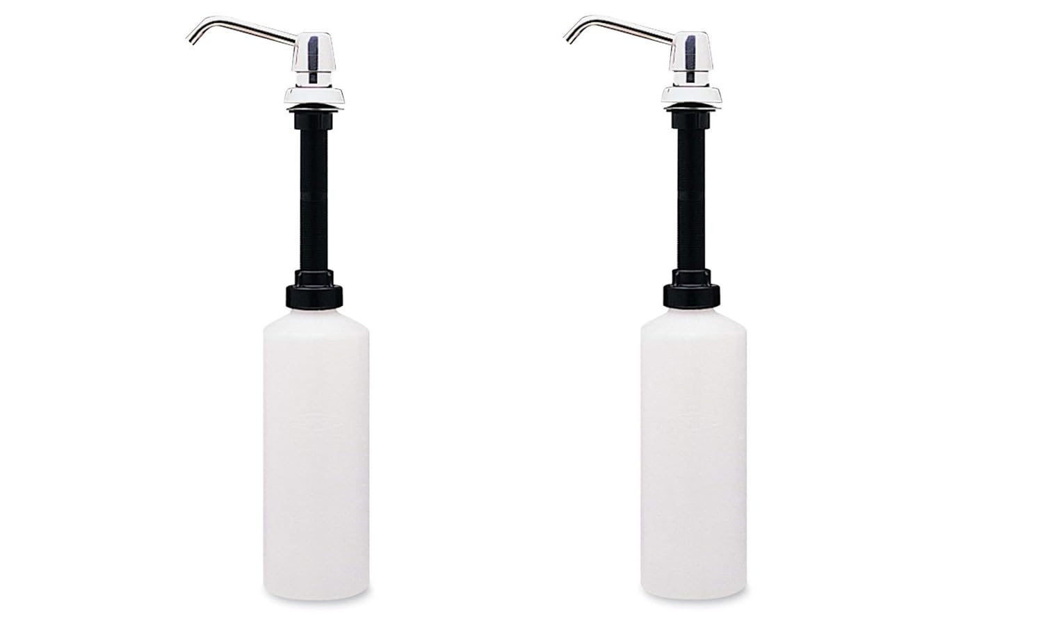 Bobrick B-822 Lavatory-Mounted Soap Dispenser, Stainless Steel (Pack of 2)