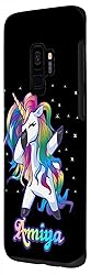 Galaxy S9 Phone Case Unicorn Dabbing AMIYA Custom