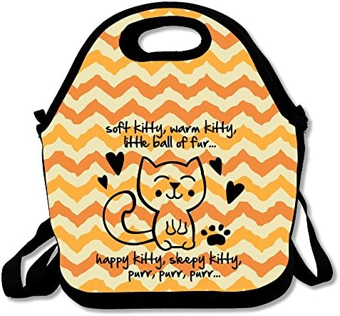 Cool4Life Kitty Cat Outdoor Travel Picnic Lunch Bag