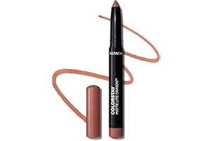 REVLON ColorStay Matte Lite Crayon Lipstick with Built-in Sharpener, Smudge-proof, Water-Resistant Non-Drying Lipcolor, 002 Clear The Air, 0.049 oz