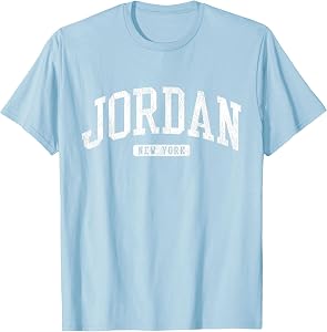 Jordan New York NY JS03 College University Style T-Shirt