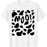 Cow Costume Funny & Cute Calf Halloween T-Shirt Small