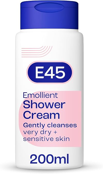 E45 Dermatological Shower Cream 200 ml for Dry Sensitive Skin