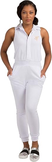 white jumpsuit curvy
