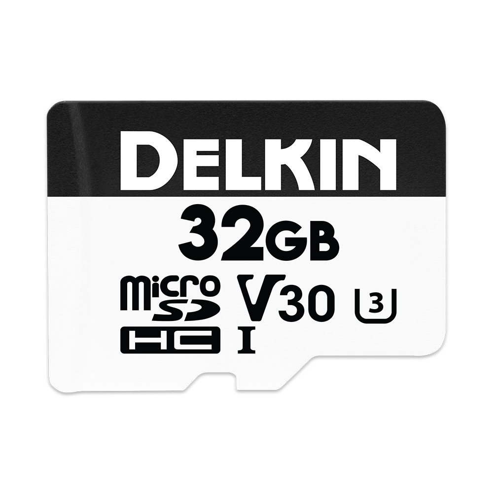 Delkin Devices 32GB HYPERSPEED microSDXC UHS-I (V30) Memory Card — image 1