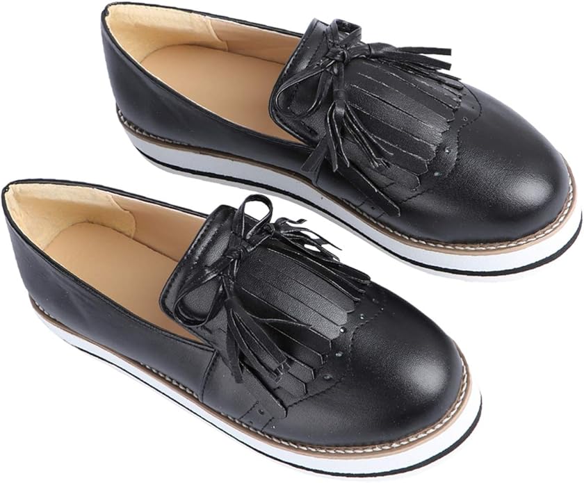 platform saddle shoes