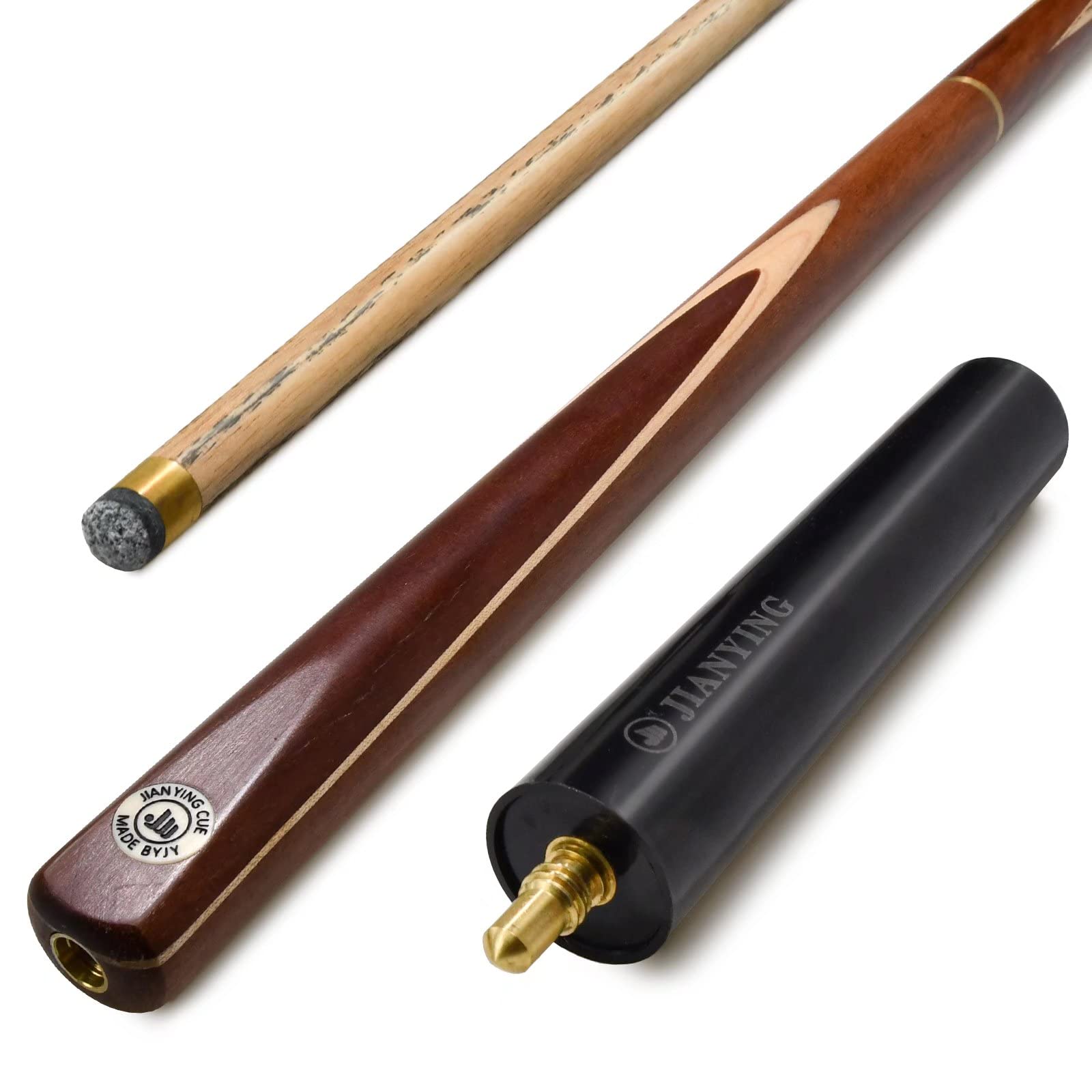 AONETIGER Snooker Cue 3/4 Jointed Handmade Pool Cue Ash Shaft Billiard Cue 3 Piece 57" 18oz Tip 10mm with Extension Accessories Hard Case/Bag Options to Choose