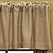 VHC Brands Burlap Natural Window Valance, Tan, 16x72