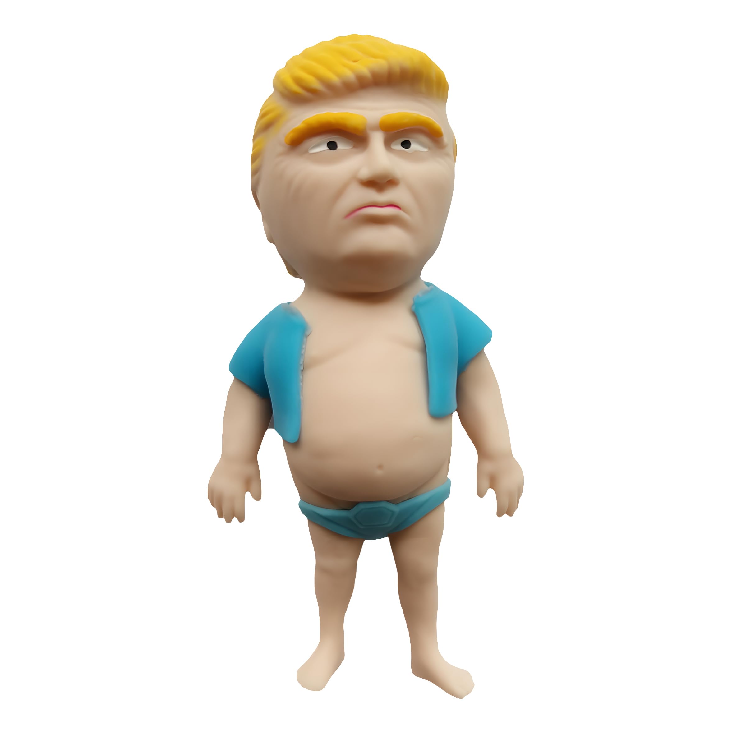 View 1 of ***MINOR DAMAGE*** Sensory Squeeze Funny Toys Stress Relief Dough Ball Sand Filled Squishy Decompression Toys Fidget Toys Adults Gag Gifts (Blue)