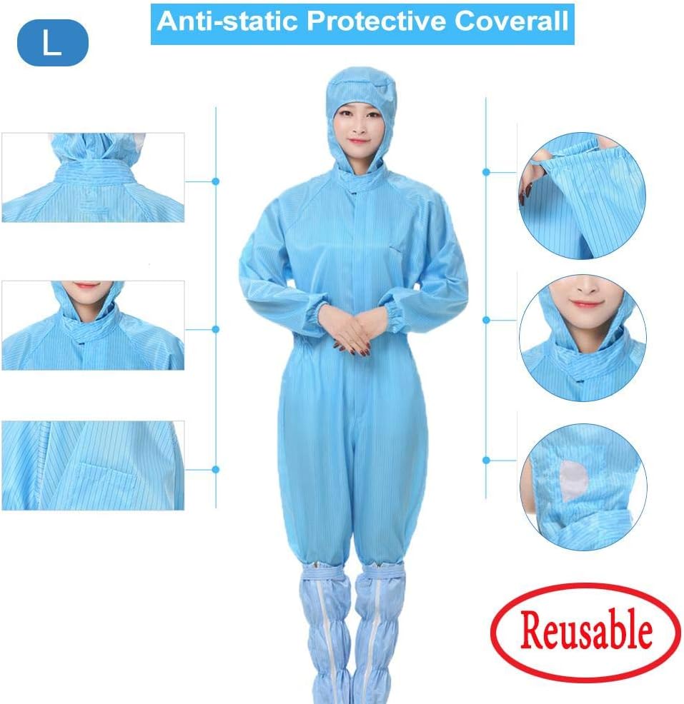 Isolation Gowns Hooded Reusable,Protective Gowns, Examination gowns, Knit Cuff Non Woven, Fluid Resistant for waste management, cement manufacturing,painting and coating（Excluding shoe covers）